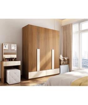 Tủ quần áo 131a - Gỗ MDF  - Dài 1.4m đến 2m (Cao 2m)
